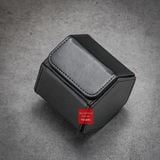 Hộp đựng đồng hồ du lịch da PU, Vintage Travel case màu ĐEN