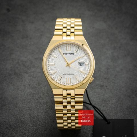 Đồng hồ nam Citizen Automatic Tsuyosa 40mm Mechanical NK0022-50A dây Jubilee mạ vàng