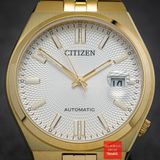 Đồng hồ nam Citizen Automatic Tsuyosa 40mm Mechanical NK0022-50A dây Jubilee mạ vàng