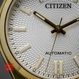 Đồng hồ nam nữ Citizen Automatic Tsuyosa 37mm Mechanical NK0032-56A dây Jubilee mạ vàng