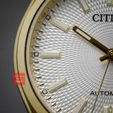 Đồng hồ nam nữ Citizen Automatic Tsuyosa 37mm Mechanical NK0032-56A dây Jubilee mạ vàng