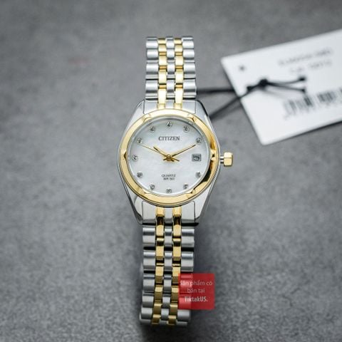 Đồng hồ nữ Citizen EU6054-58D máy pin Quartz dây thép size 26mm