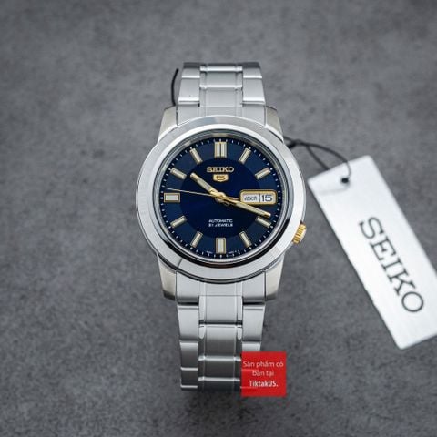 Đồng hồ nam dây thép Seiko 5 automatic SNKK11K1 size 38mm