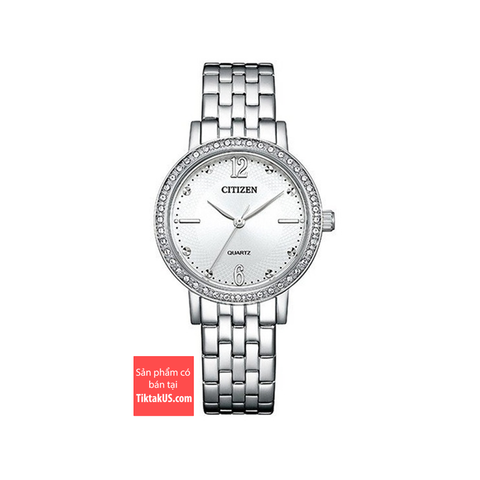 Đồng hồ nữ Citizen EL3100-55A máy pin Quartz dây thép size 31mm
