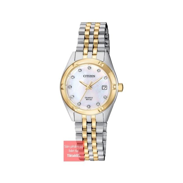 Đồng hồ nữ Citizen EU6054-58D máy pin Quartz dây thép size 26mm