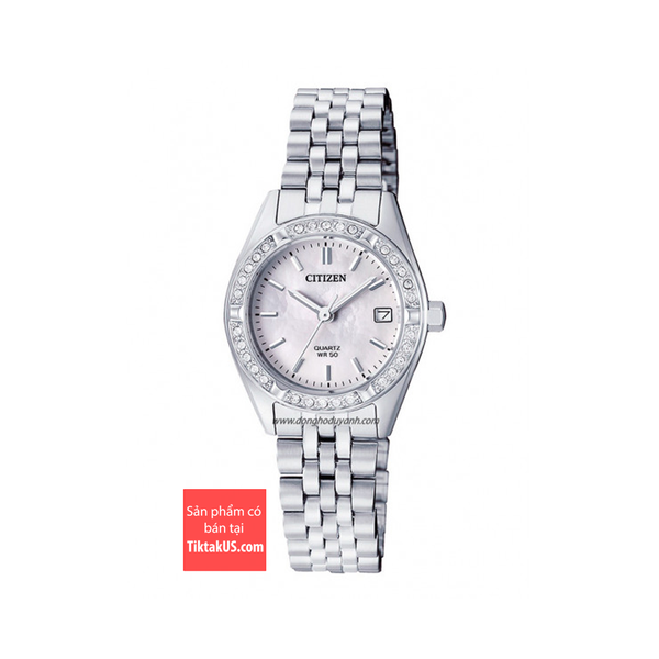 Đồng hồ nữ Citizen EU6060-55D máy pin Quartz dây thép size 26mm