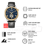 Đồng hồ nam Citizen Automatic Mechanical Open Heart NH9136-02L 40mm