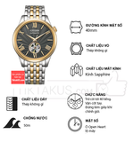 Đồng hồ nam Citizen Automatic Mechanical Open Heart NH9136-88H 40mm