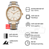 Đồng hồ nam Citizen Automatic NJ0136-81A size 42mm kính sapphire