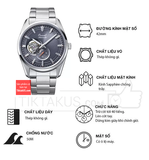 Đồng hồ nam dây thép không gỉ Orient Contemporary Stretto Semi-Skeleton 75th Anniversary Limited Edition RA-AR0012N30B