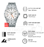 Đồng hồ nam Seiko 5 quân đội GMT 2024 SBSC009 Made in Japan size 39.5 mm 4R34 automatic