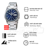 Đồng hồ nam dây thép Seiko 5 automatic SNKE51K1 size 38mm