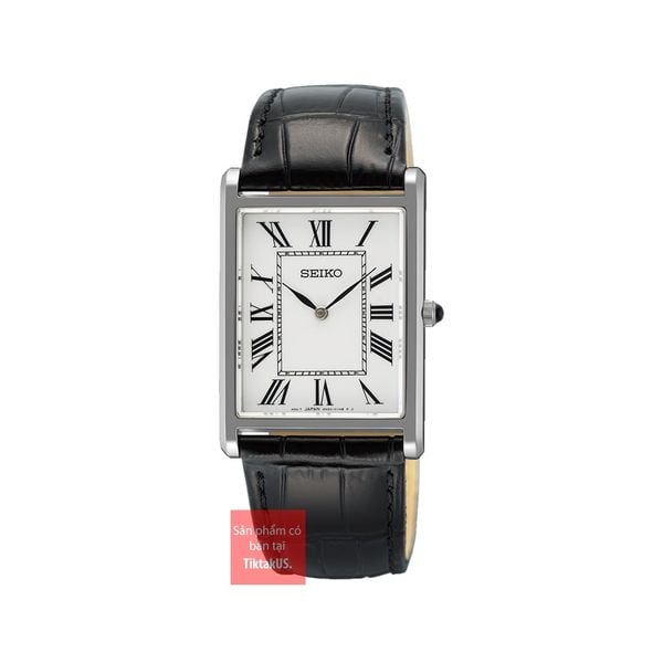 Đồng hồ nam Seiko tank SWR103P1 máy quartz kính sapphire size 27.2mm