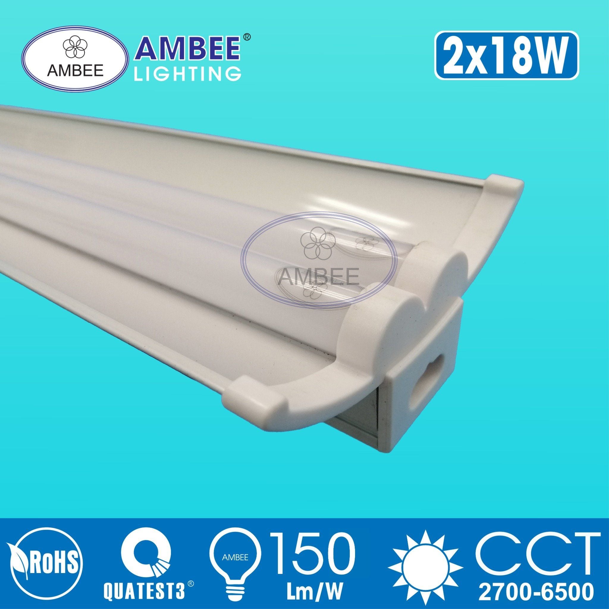 Bộ Đèn Led T5 Có Chóa 1m2 36w