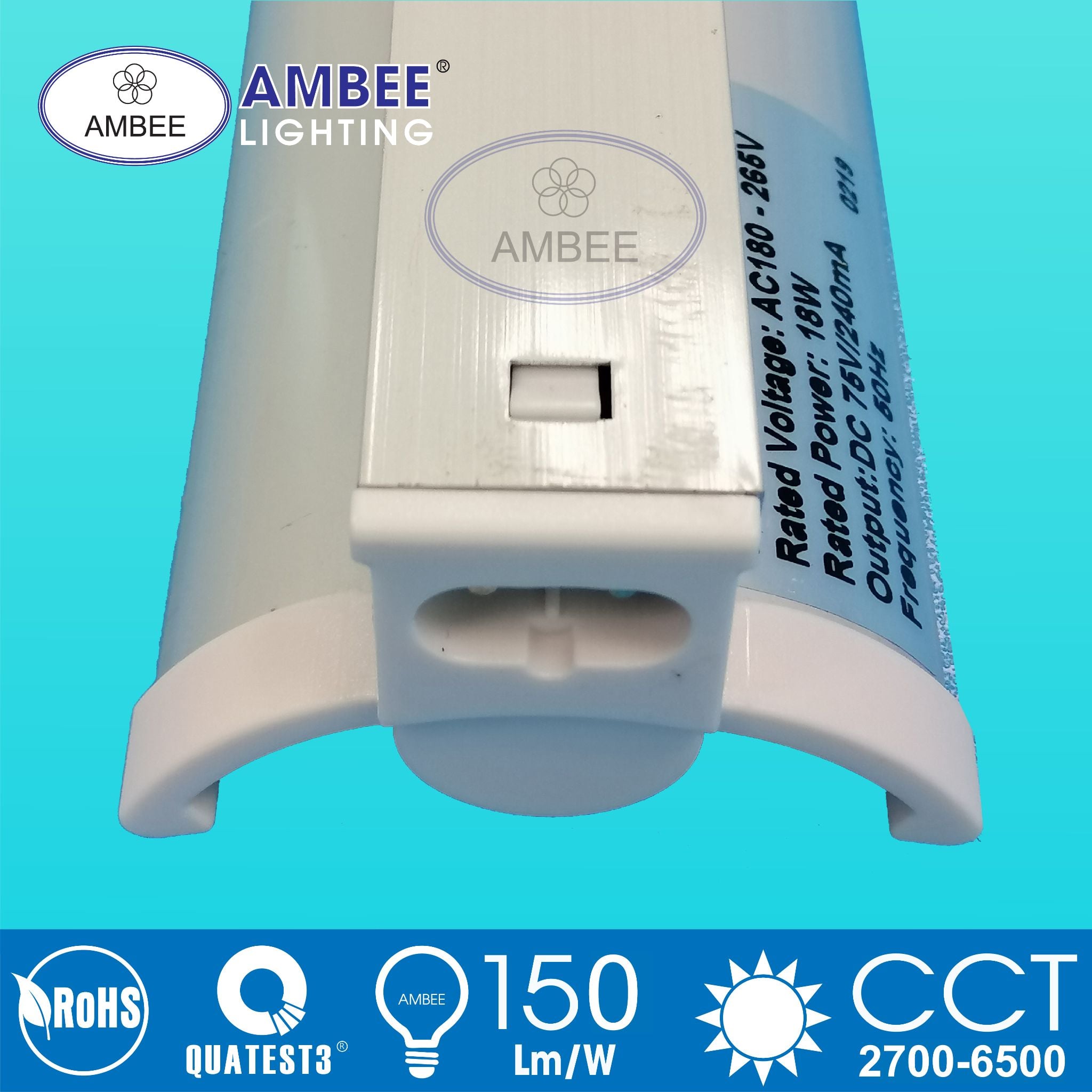 Tube LED T5 With Reflector Integrated 1m2 18W
