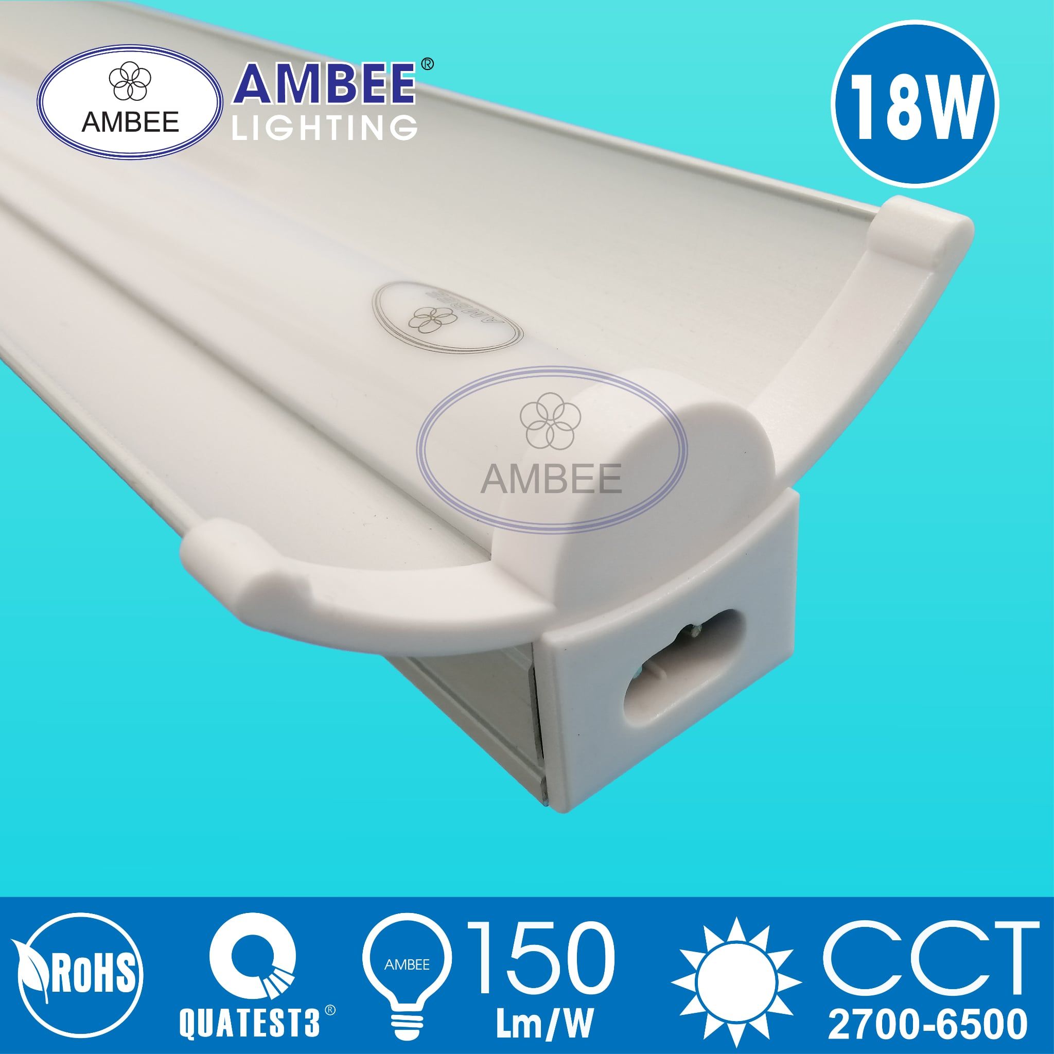 Tube LED T8 with reflector integrated 1m2 18W