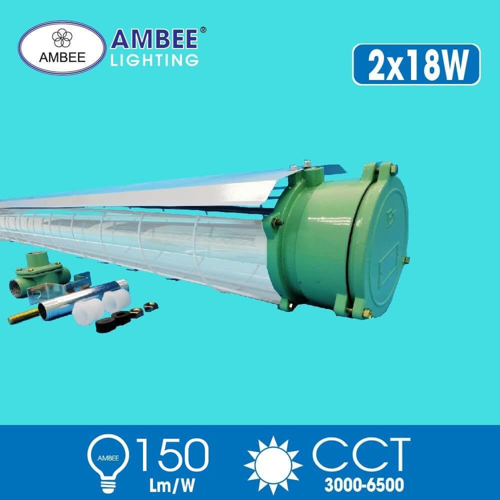 Explosion-proof Led Lamp 1m2 2x18W Type 2