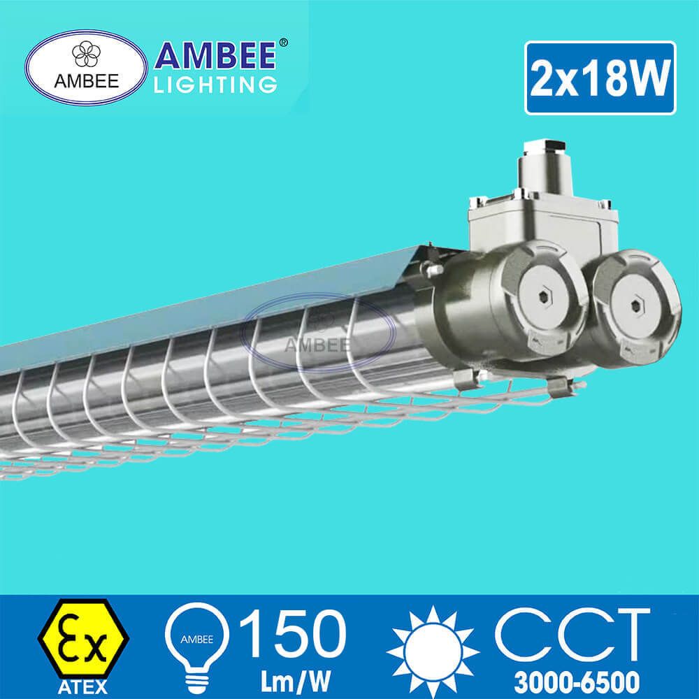 Explosion-proof Led Lamp 1m2 2x18W