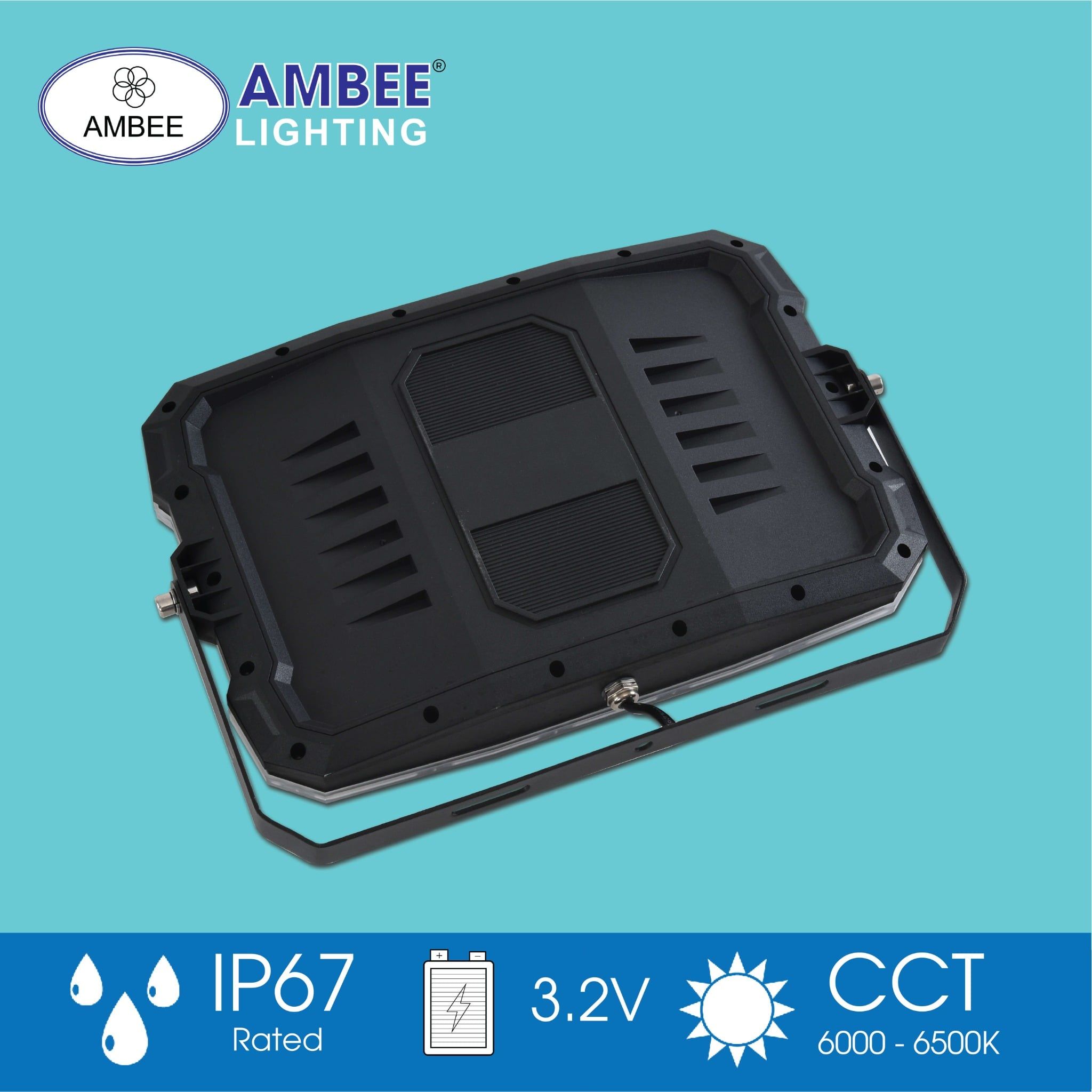 Đèn Pha Năng Lượng Mặt Trời 100w