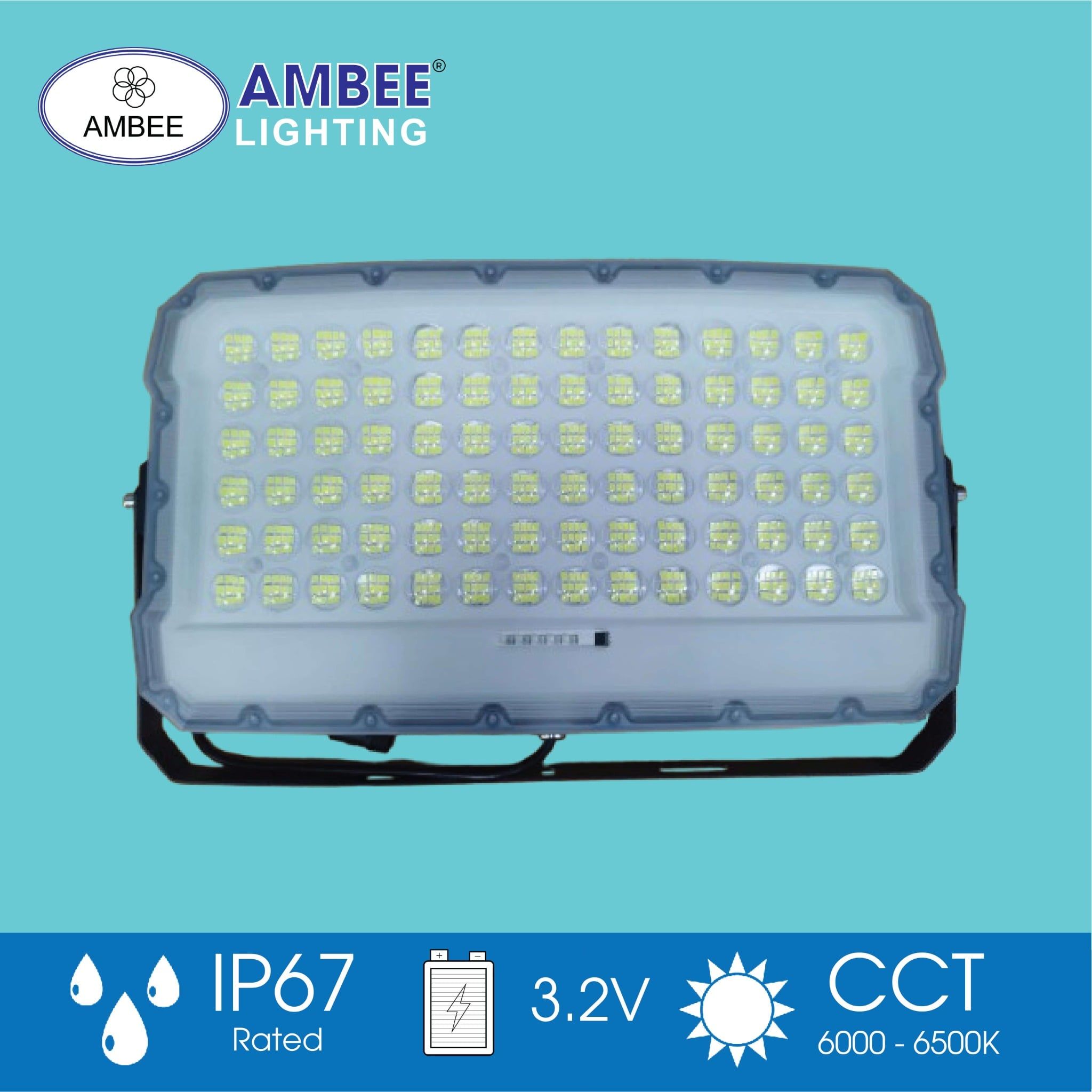 Đèn Pha Năng Lượng Mặt Trời 200w