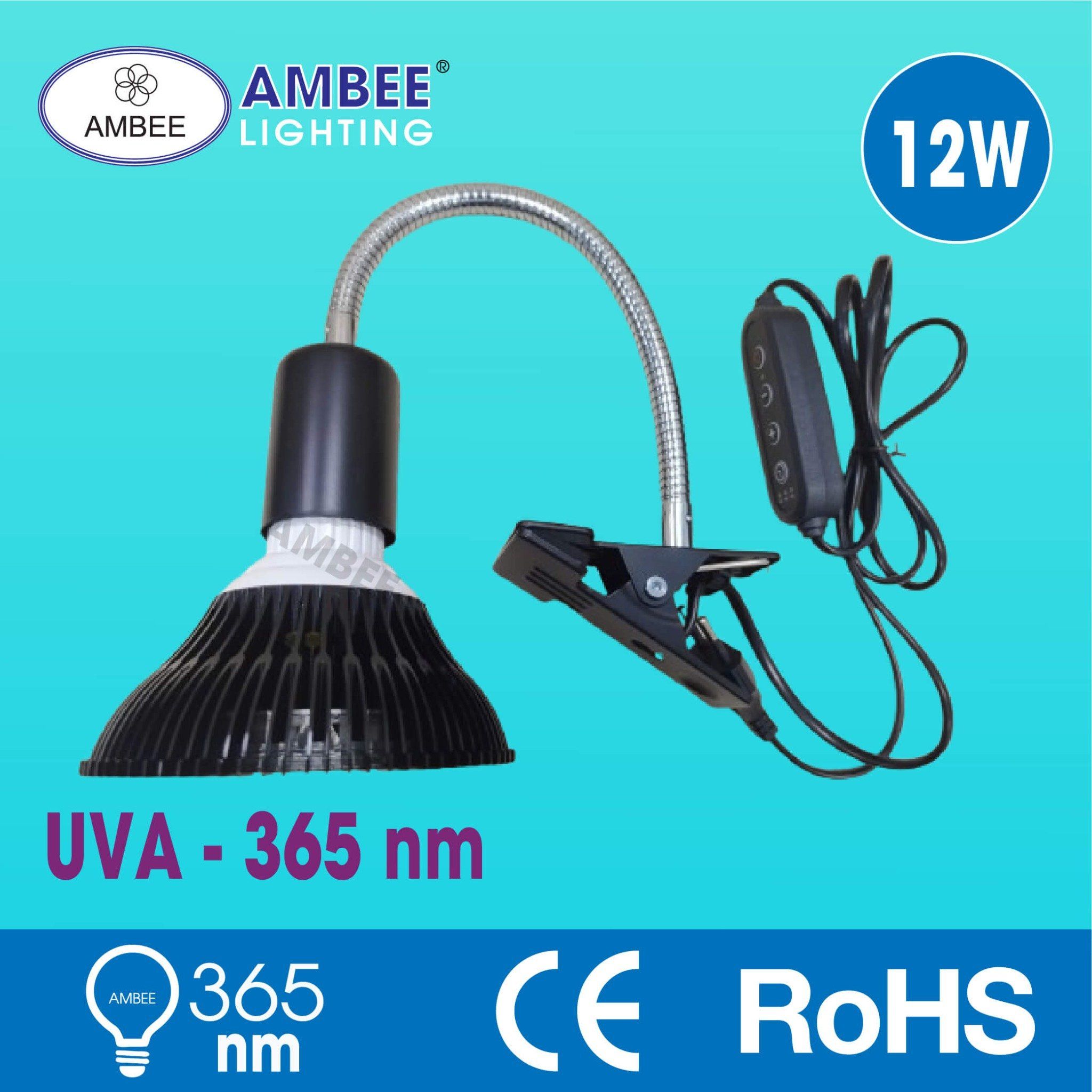 ĐÈN LED UVA 365NM 12W
