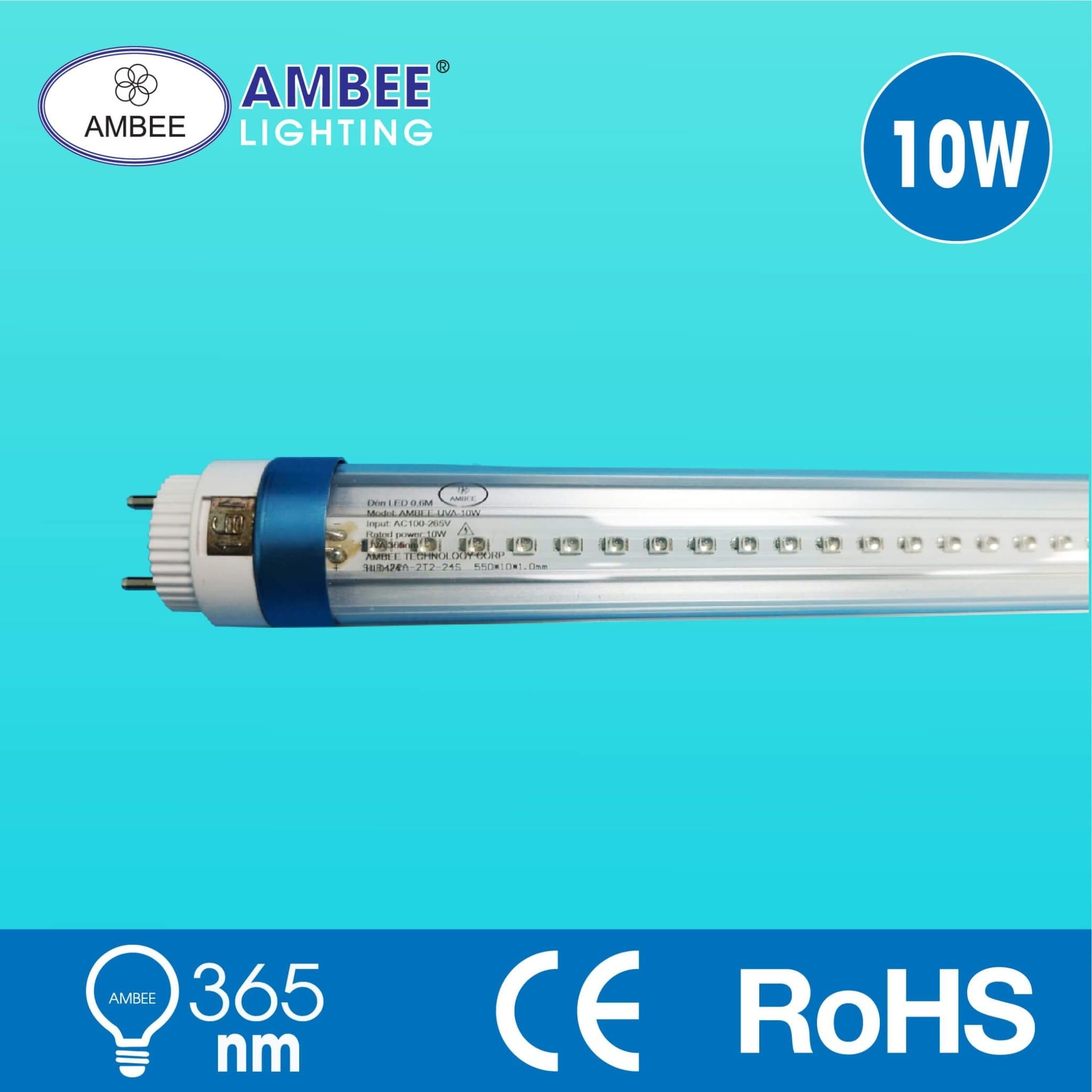 Đèn Tuýp Led T8 0m6 10w Ánh Sáng Tím