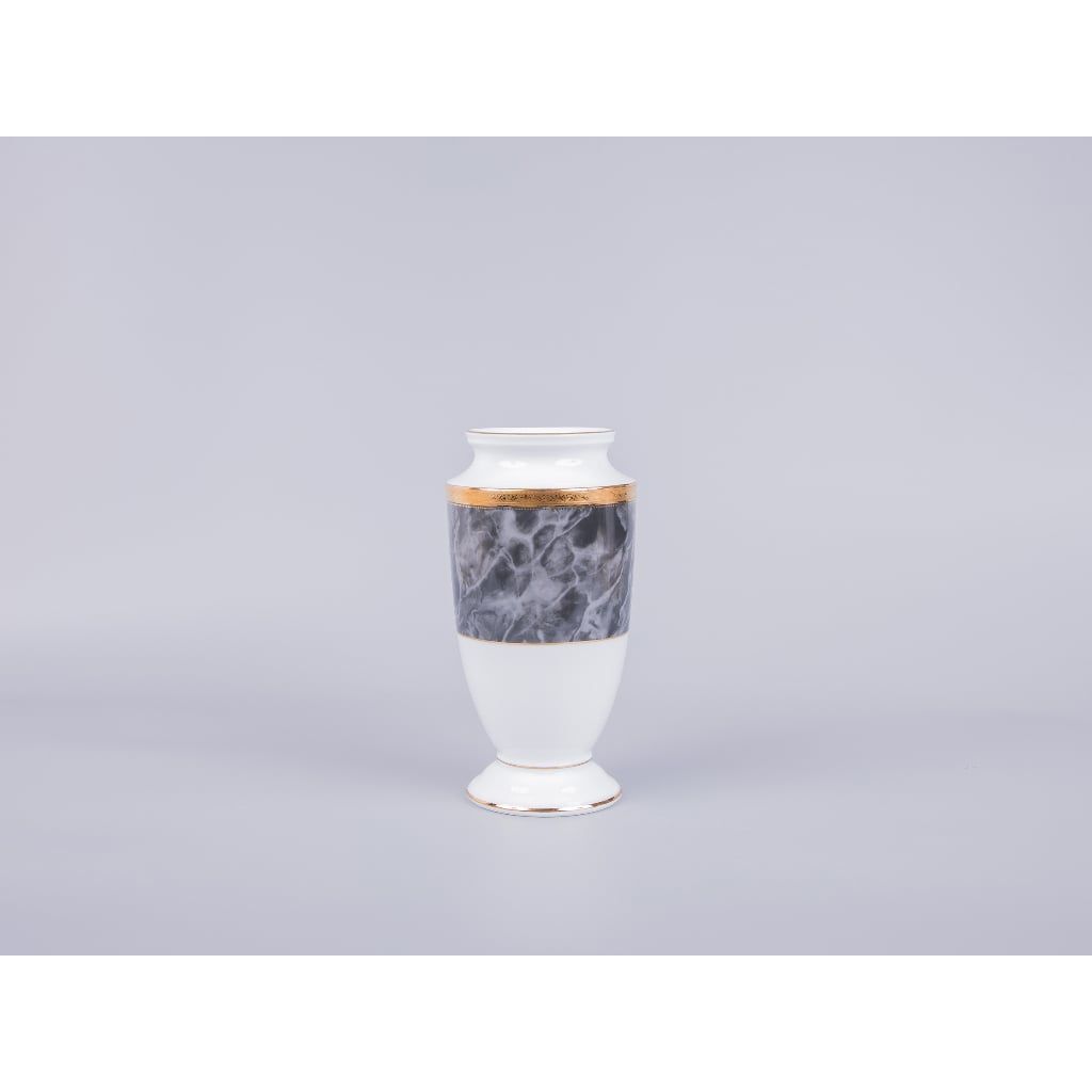 Bình hoa Noritake xám đen 23cm (Majestic)
