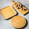 Khay tre chữ nhật có tay cầm Wilmax England