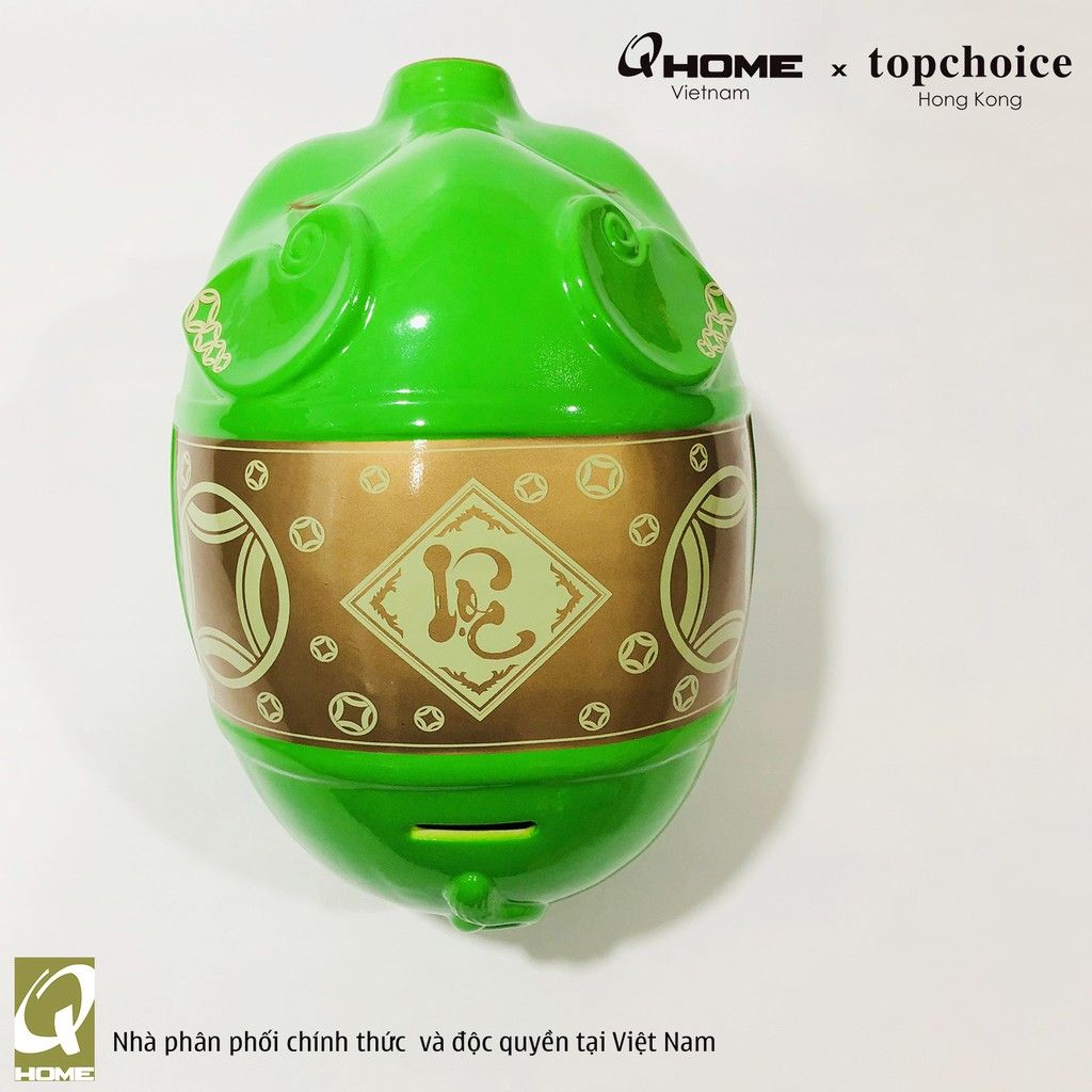 Ống tiền Heo chiêu tài - Xanh lá (Gold)