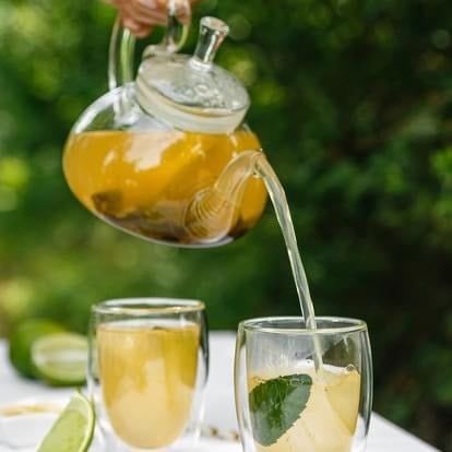 Bình trà 0.6L thủy tinh
