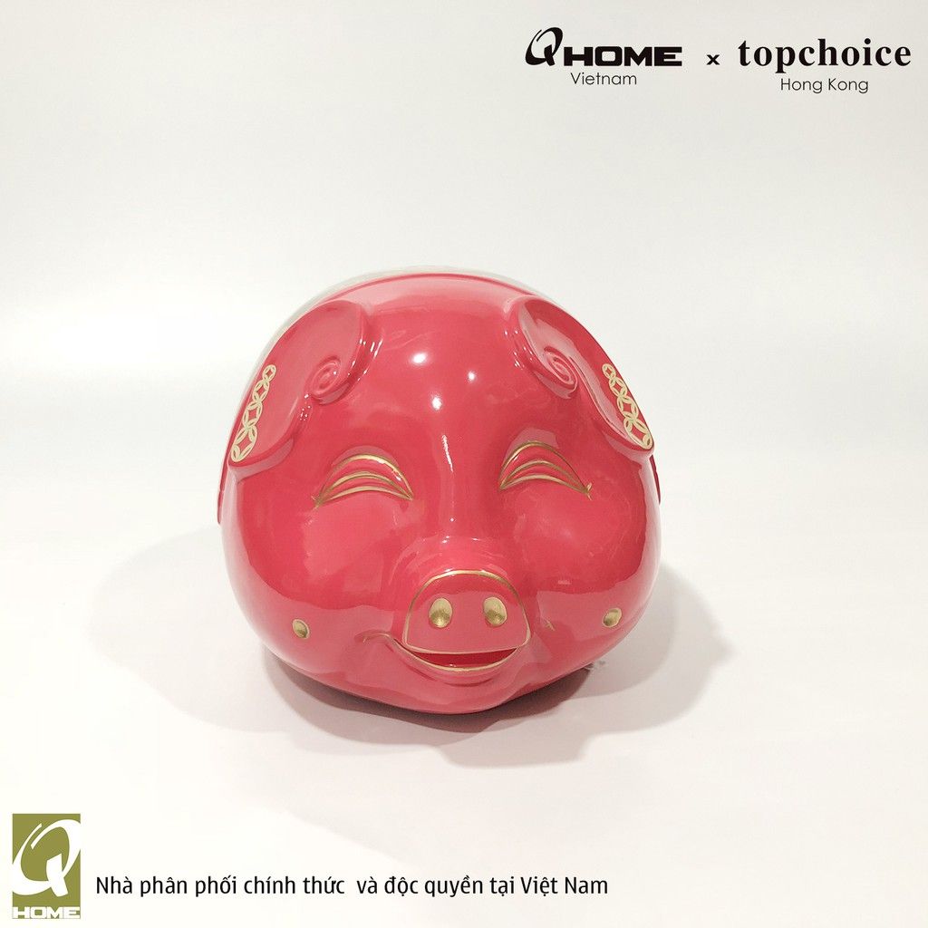 Ống tiền Heo chiêu tài - Đỏ (Gold)