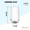 Bộ 6 ly Longdrink 0.54L Wilmax England