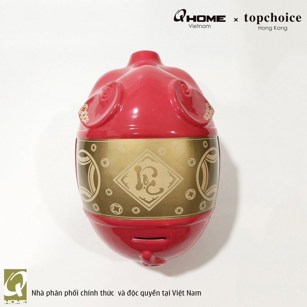 Ống tiền Heo chiêu tài - Đỏ (Gold)