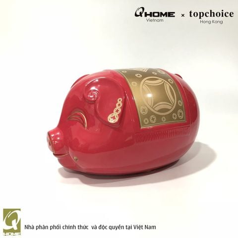 Ống tiền Heo chiêu tài - Đỏ (Gold)