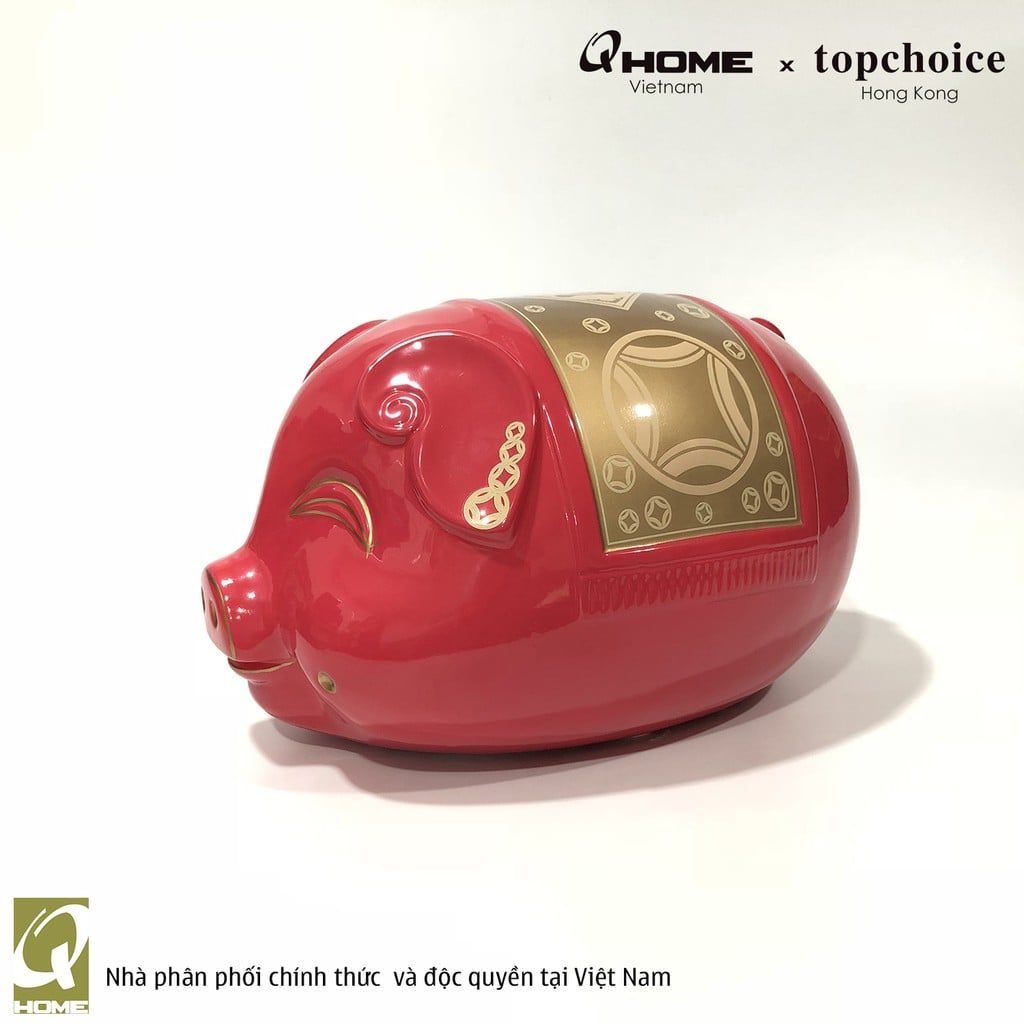 Ống tiền Heo chiêu tài - Đỏ (Gold)