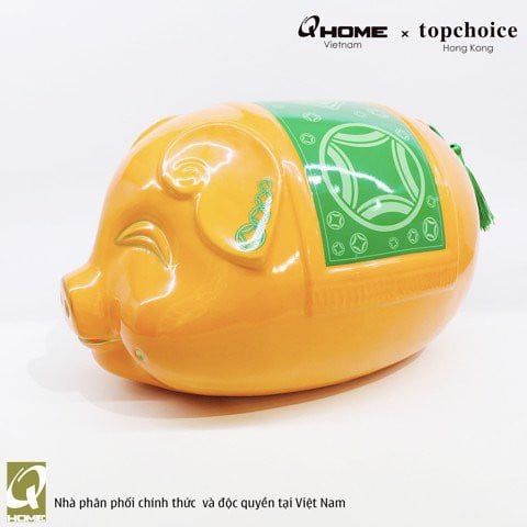 Ống tiền Heo chiêu tài - Cam (Xanh Lá)