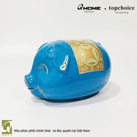 Ống tiền Heo chiêu tài - Xanh dương (Gold)