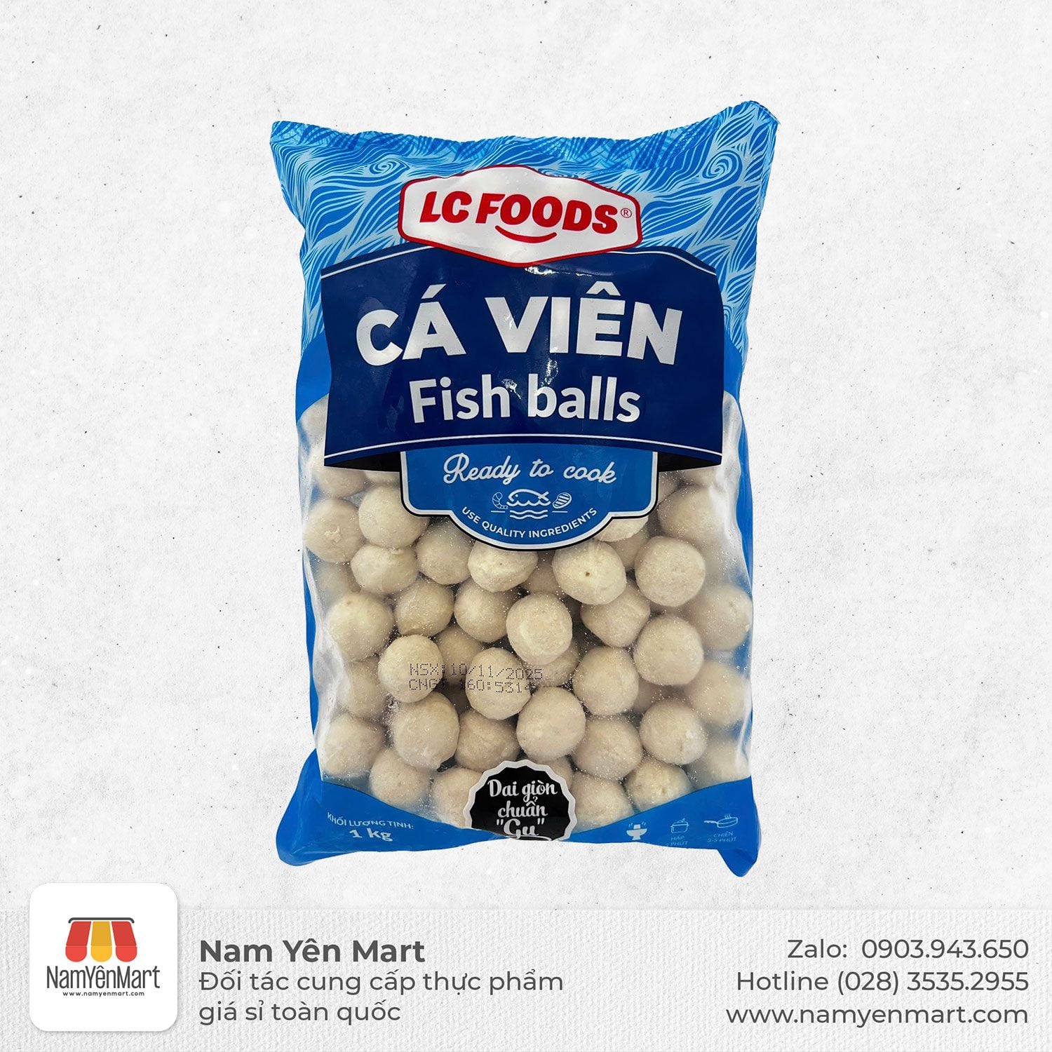  Cá viên LC Foods (Gói 1Kg) 