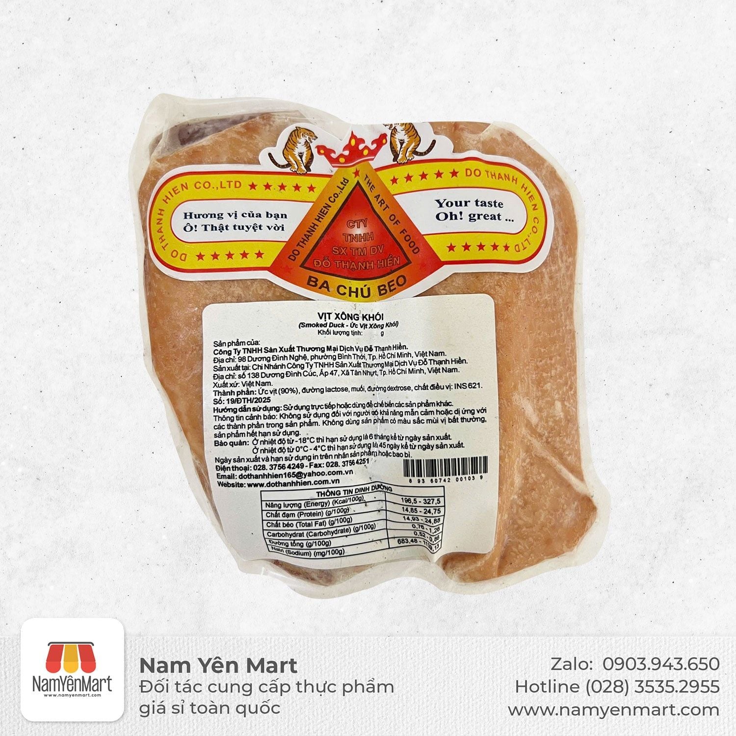  Ức vịt xông khói (Giá 1 kg) 