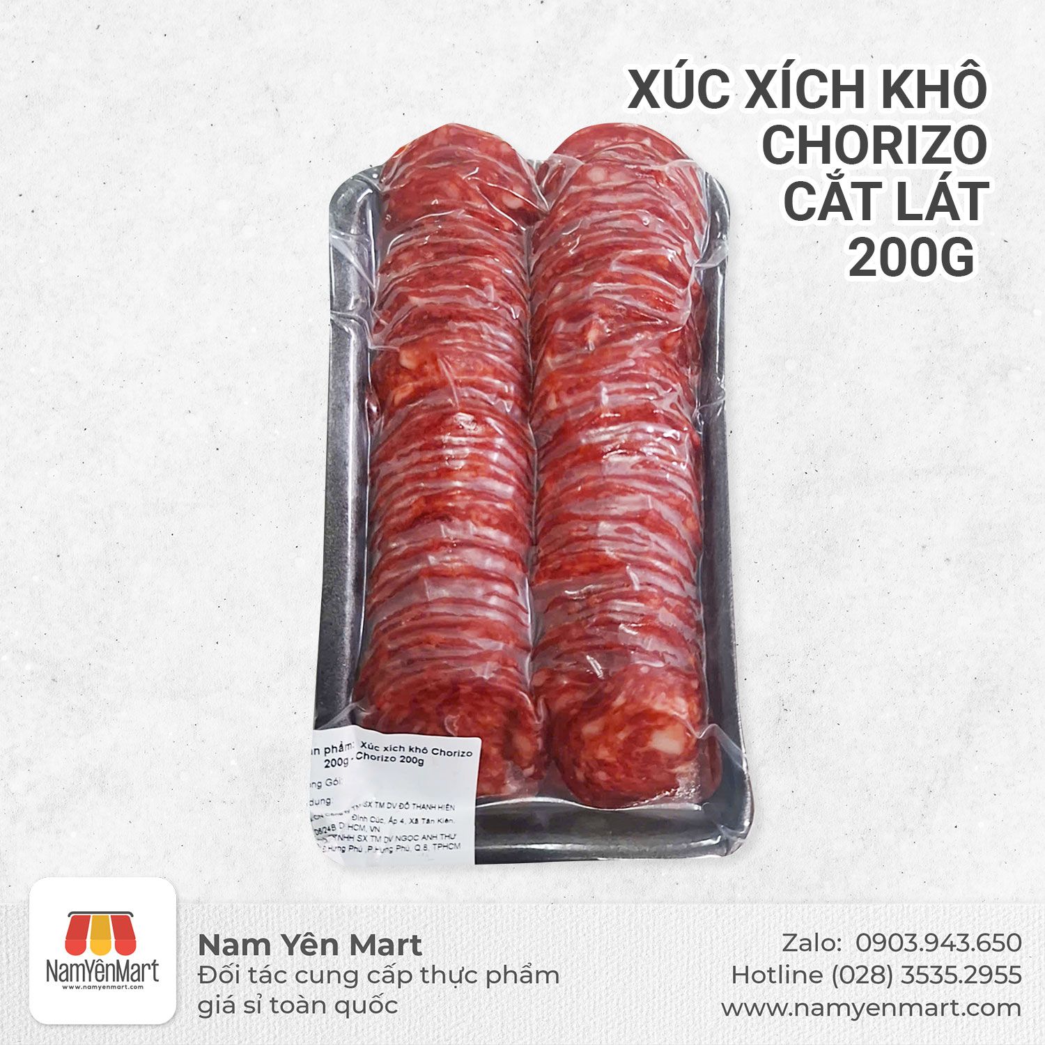  Chorizo Cắt Lát 200g Ba Chú Beo 