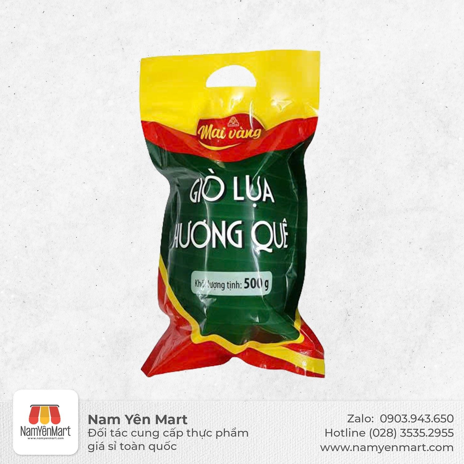  Giò lụa Hương Quê 500g Mai Vàng Vissan 