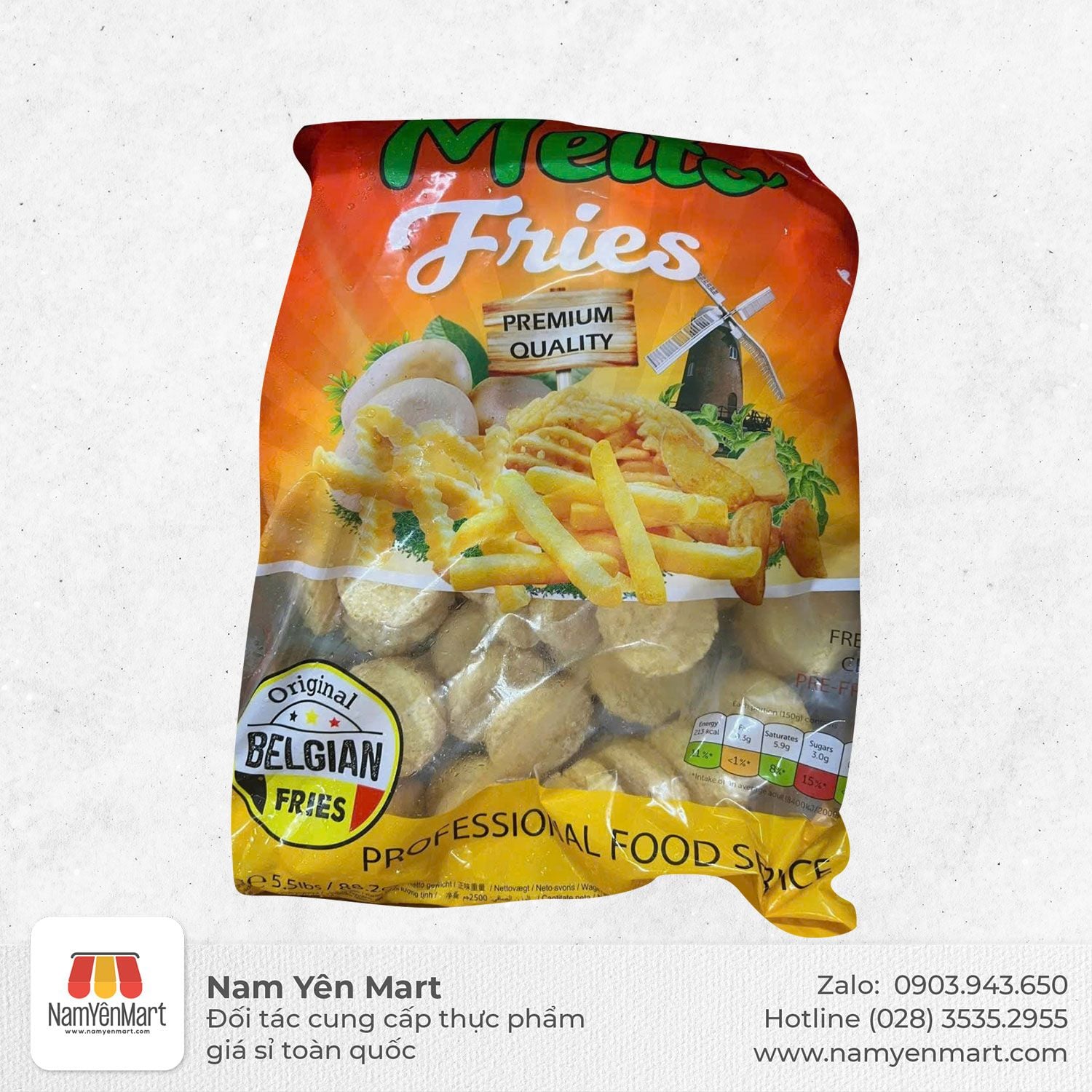  Bánh khoai tròn Meito (túi 2.5kg) 