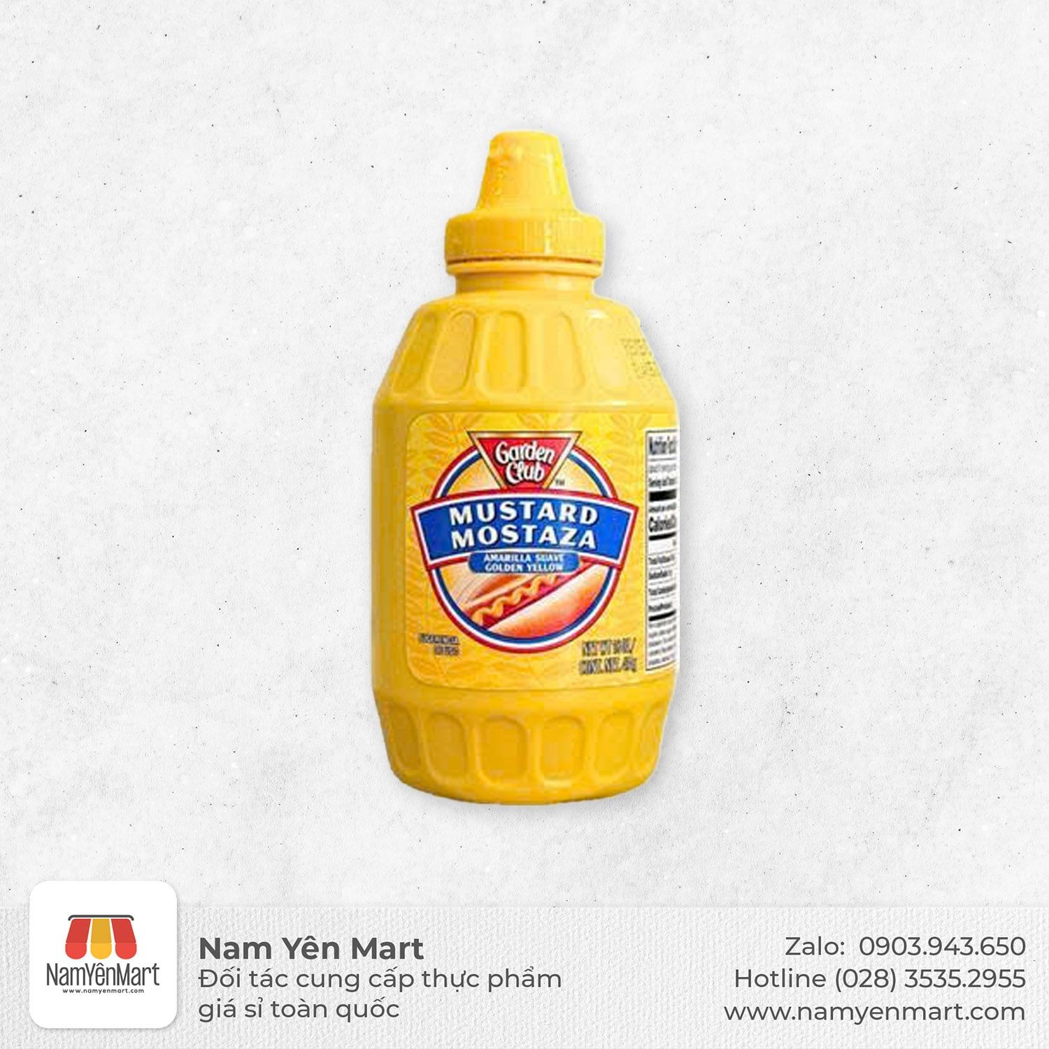  Mù tạt vàng Mỹ Garden Club - 454g 