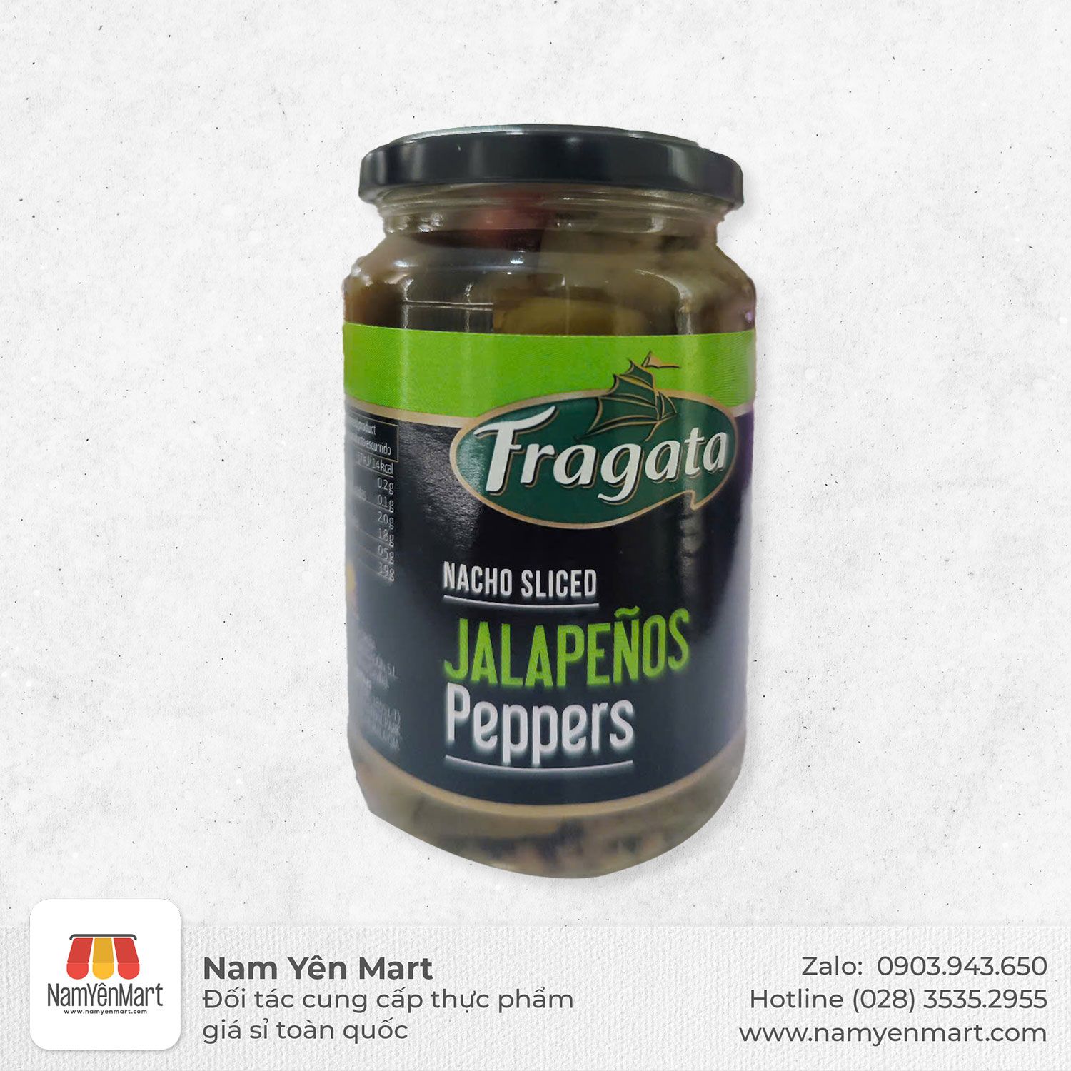  Ớt Jalapeno cắt lát ngâm 200g/350g - Fragata 