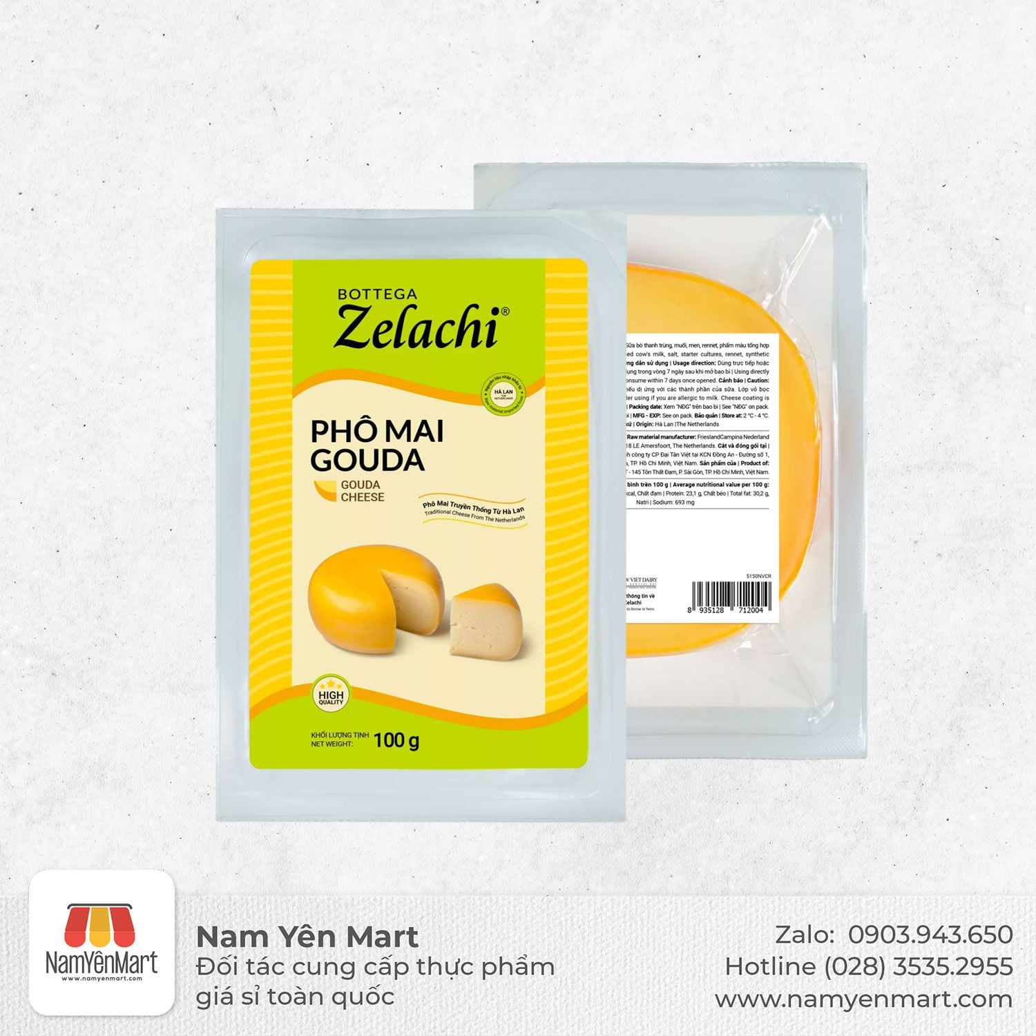  Phô mai Gouda 100g 