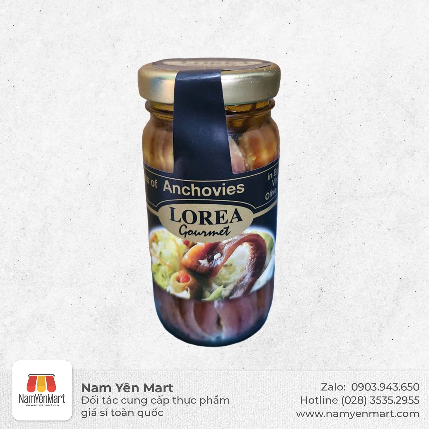  Cá Anchovies Lorea 100g 