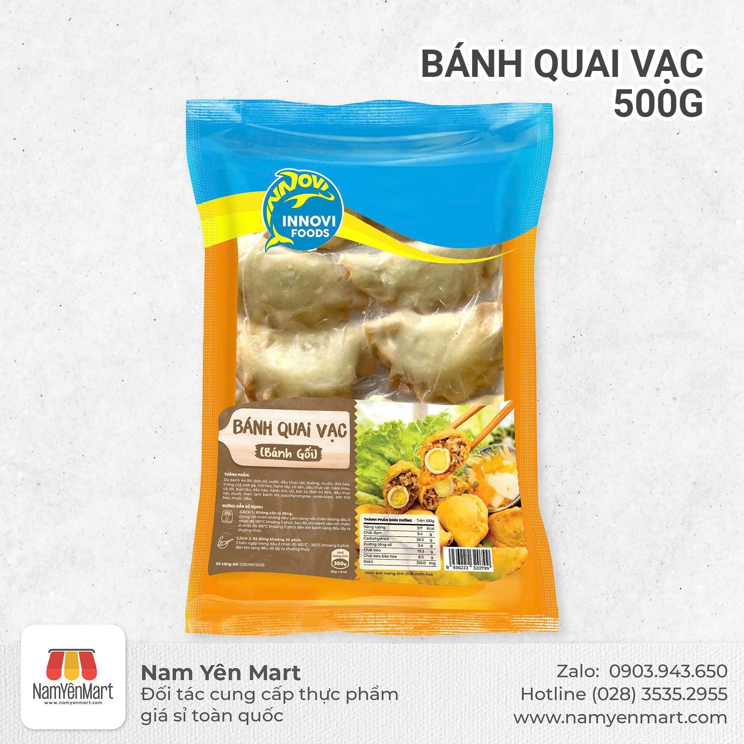  Bánh quai vạc 500g 