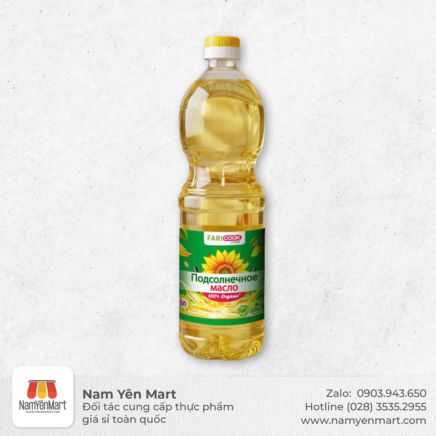  Dầu hướng dương Fari Cook (Nga - Chai 1L) 