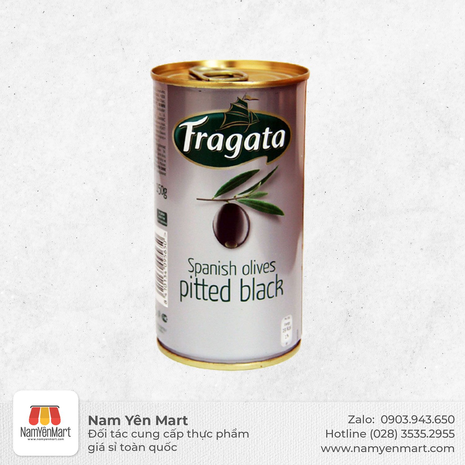  Oliu Đen Tách Hạt fragata 350g 