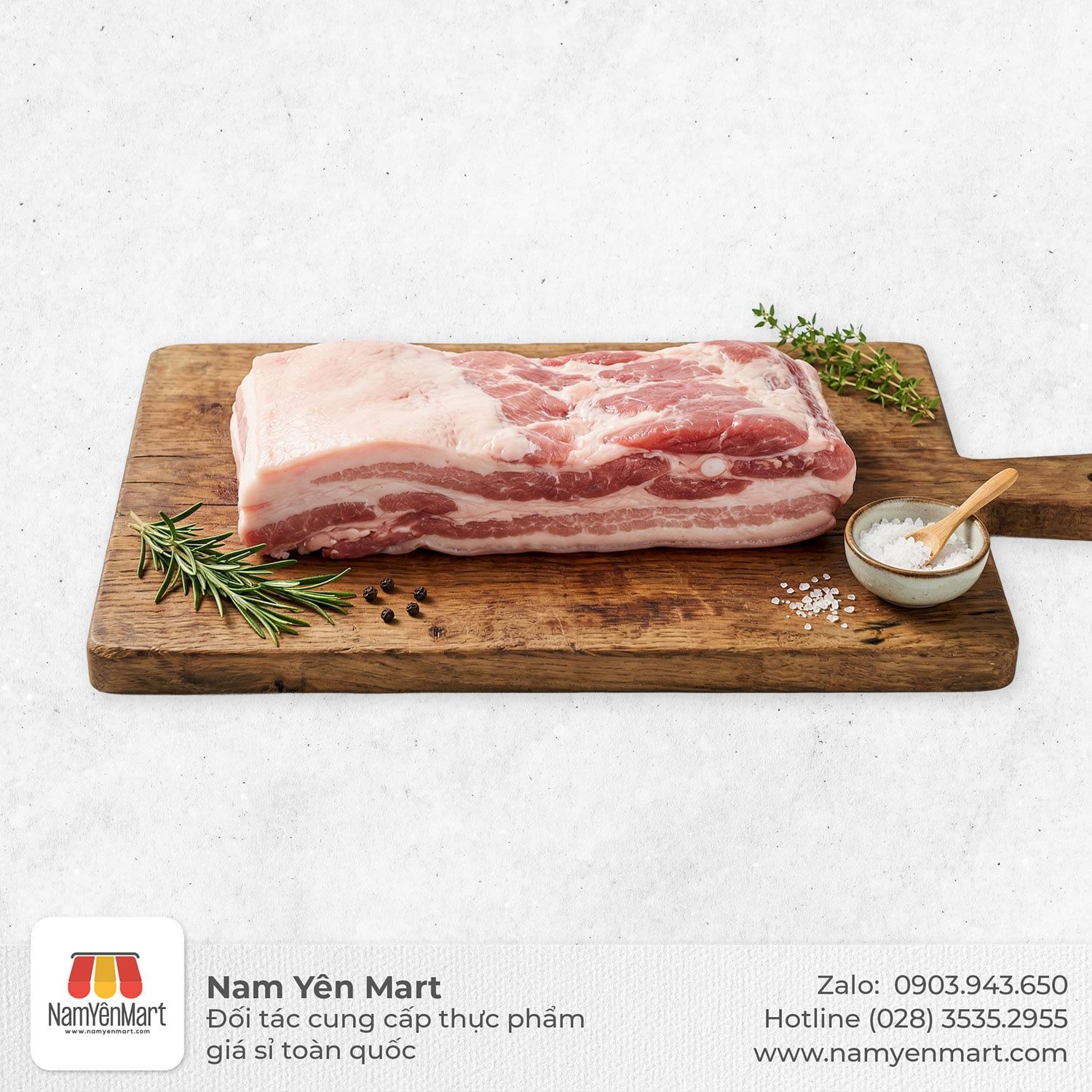  Ba rọi heo tươi (Giá 1 Kg) 